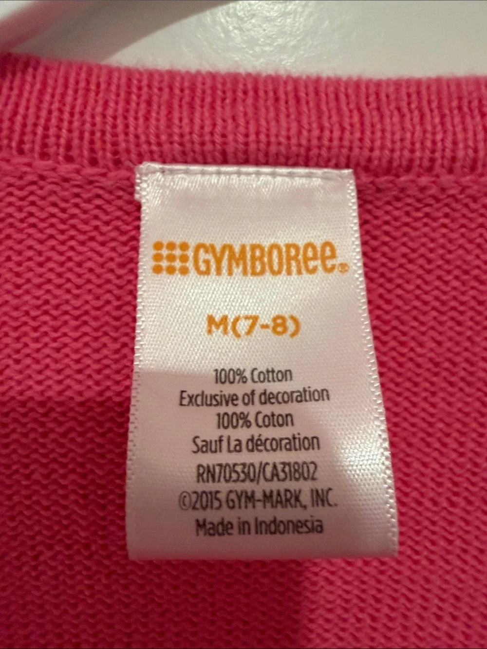 Gymboree Coral Pink Knit Top